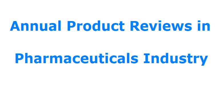 Annual Product Reviews 