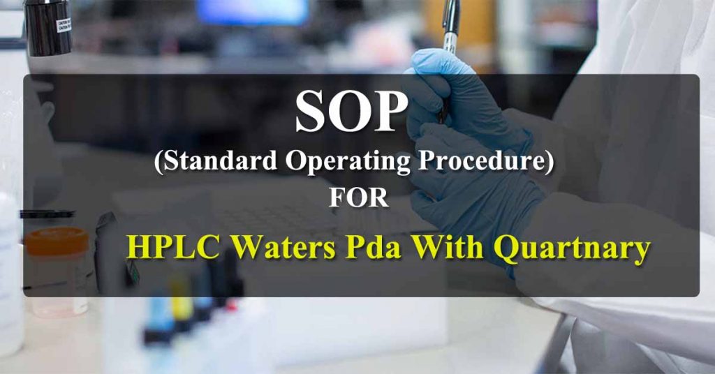 HPLC Waters Pda With Quartnary Pump