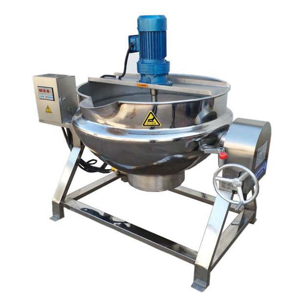 Cleaning Of Paste Cooking Kettle