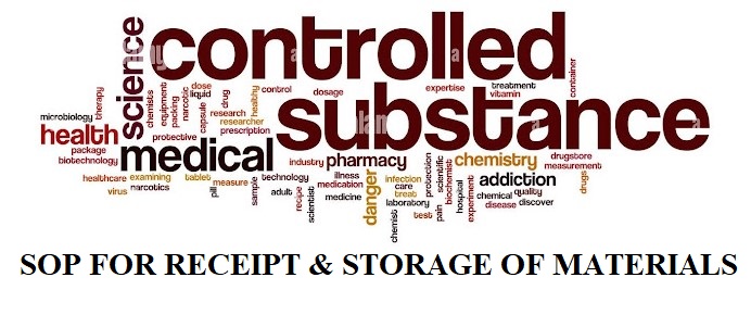 SOP for Receipt & Storage of Materials in Pharmaceuticals