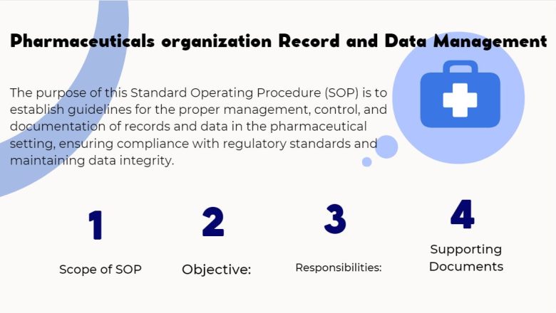 SOP for Pharmaceuticals Record and Data Management